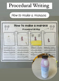 How to make a Maraca - Procedural Writing