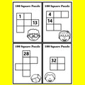 100-Square Puzzles