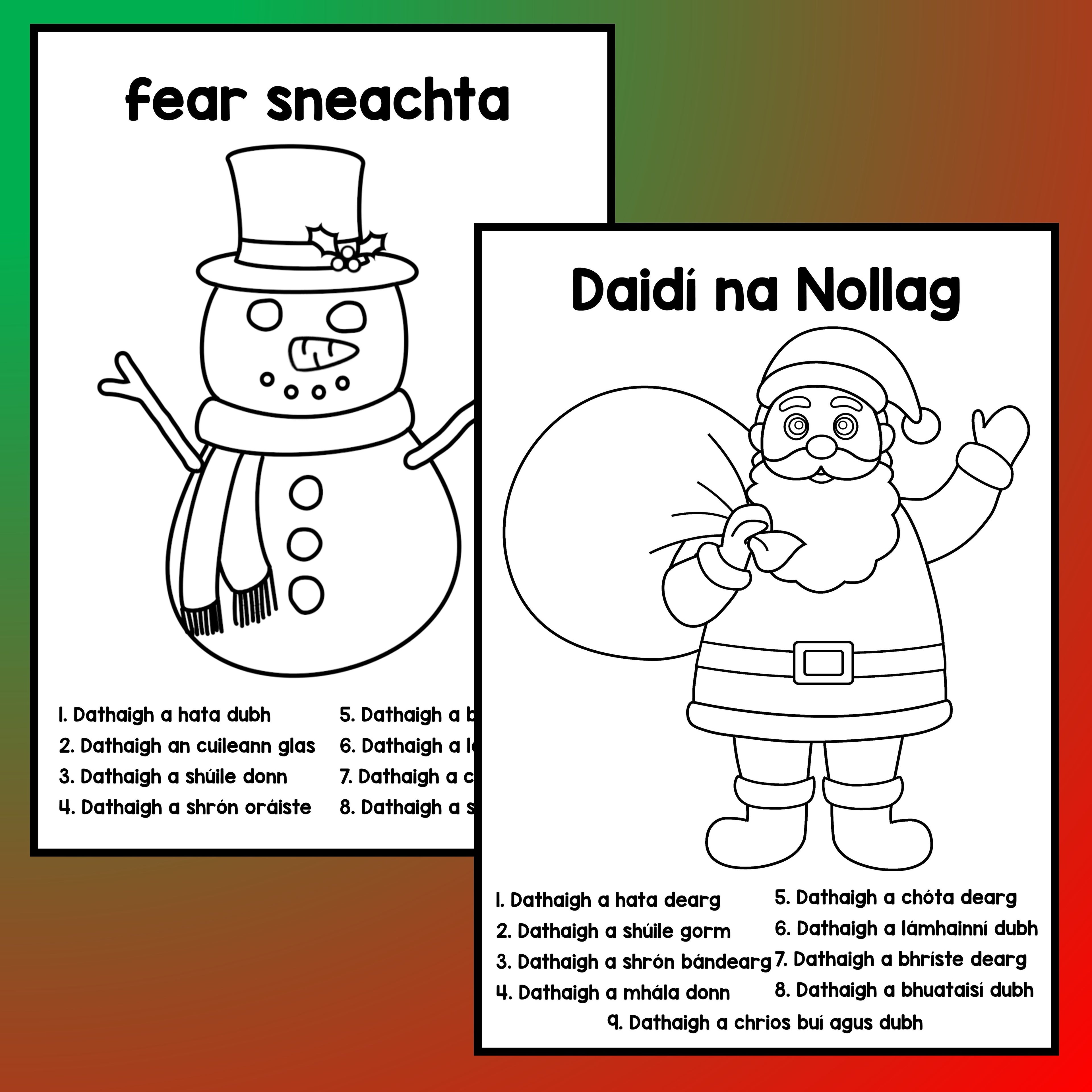 An Nollaig - Éist agus Dathaigh