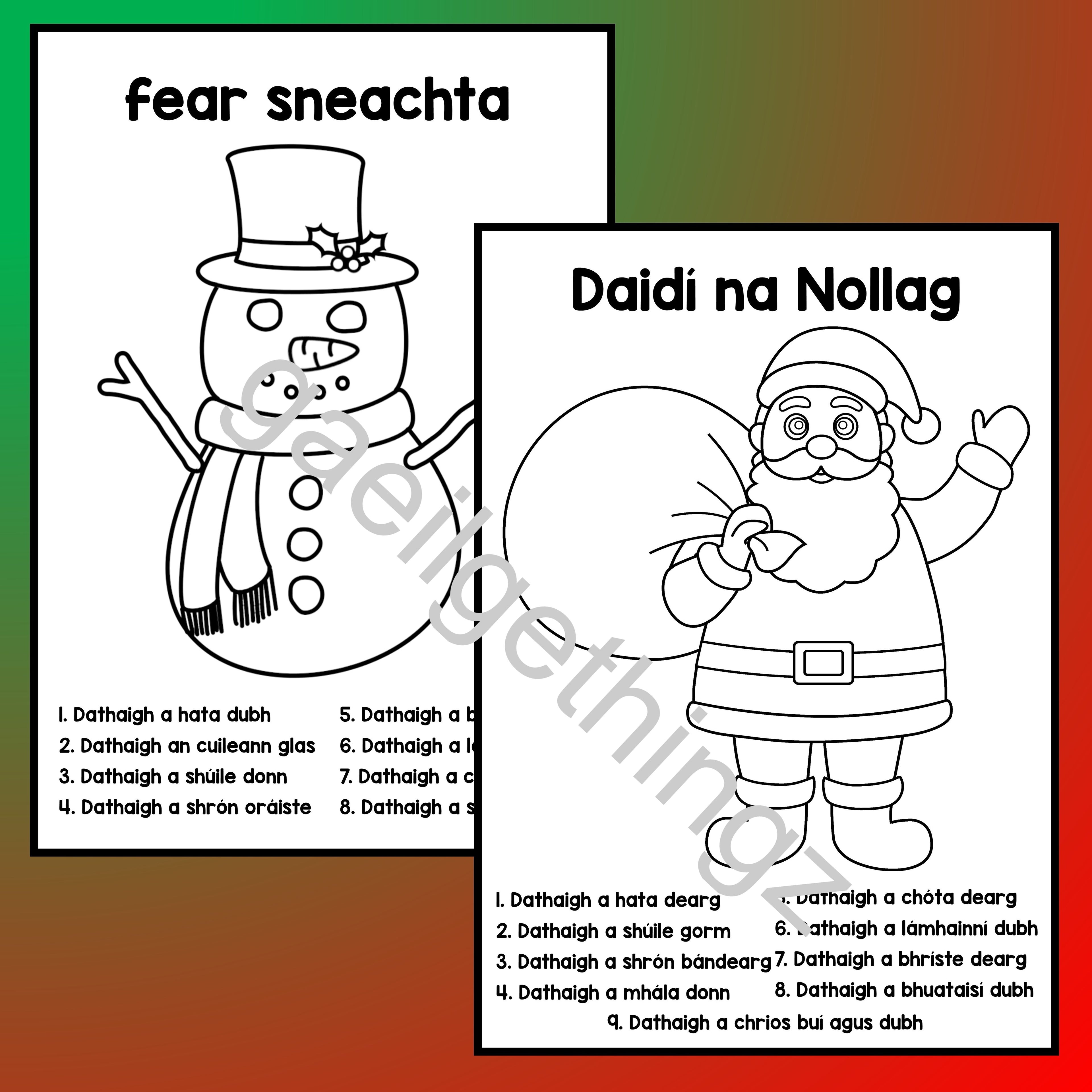 An Nollaig - Éist agus Dathaigh