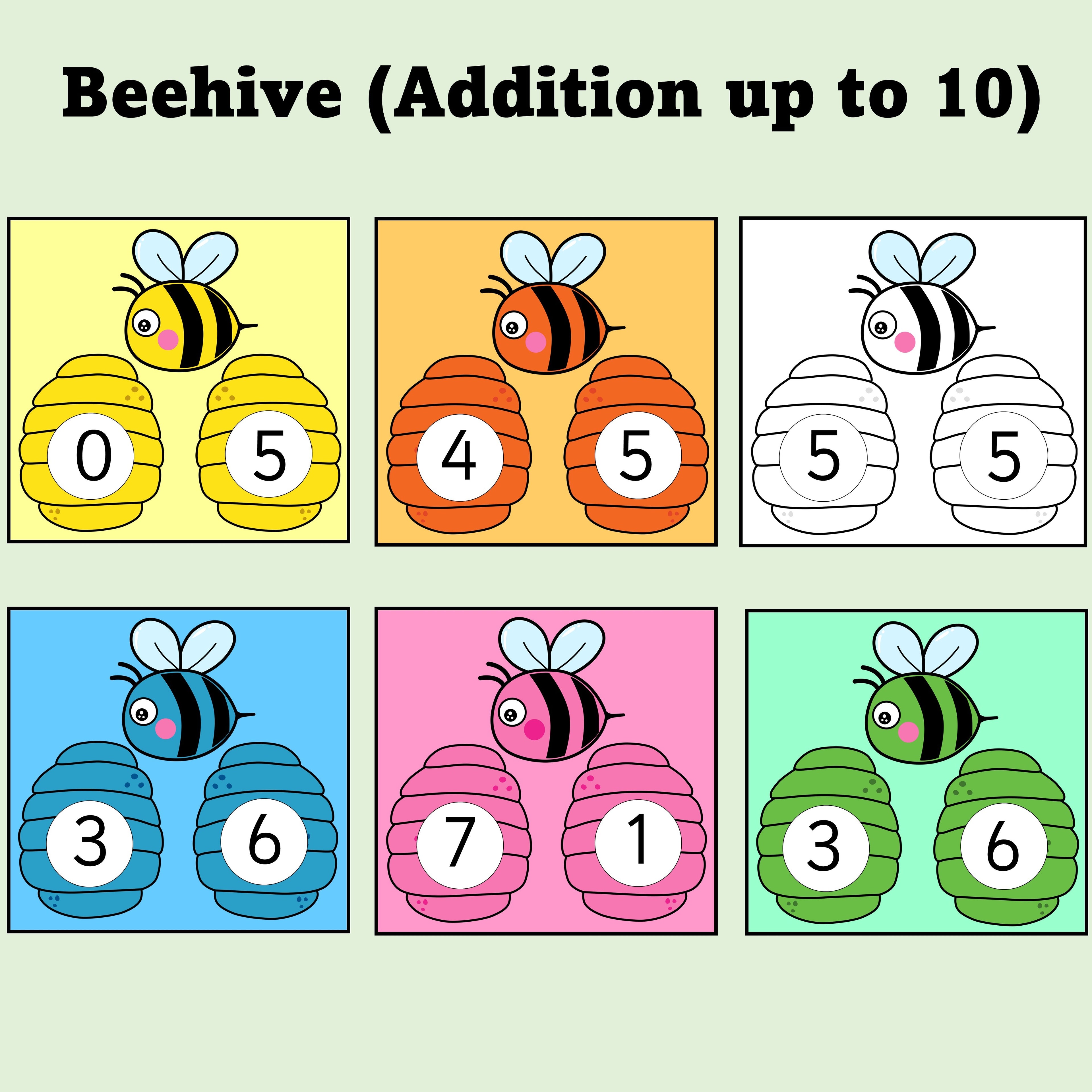 Beehive - Addition up 10