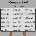 Conas atá tú?
