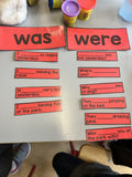 Was/Were - Homophone Activities