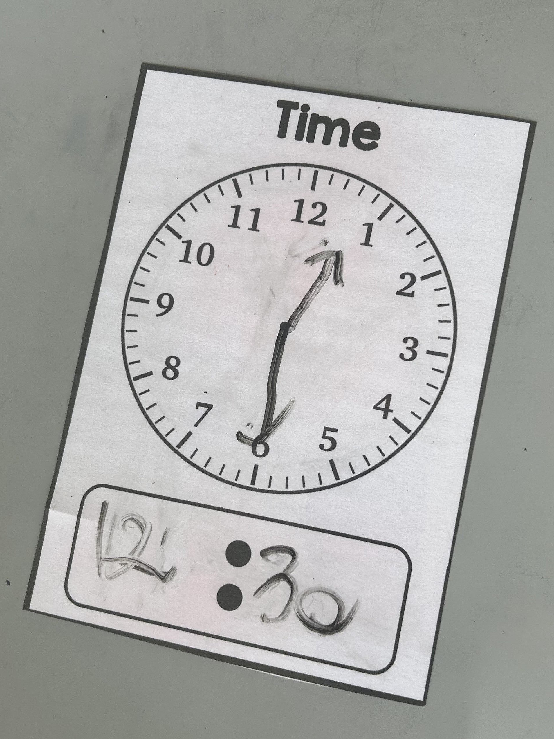 Time (anaolgue and digital)