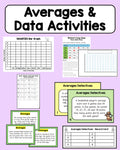 Averages and Data - Pack