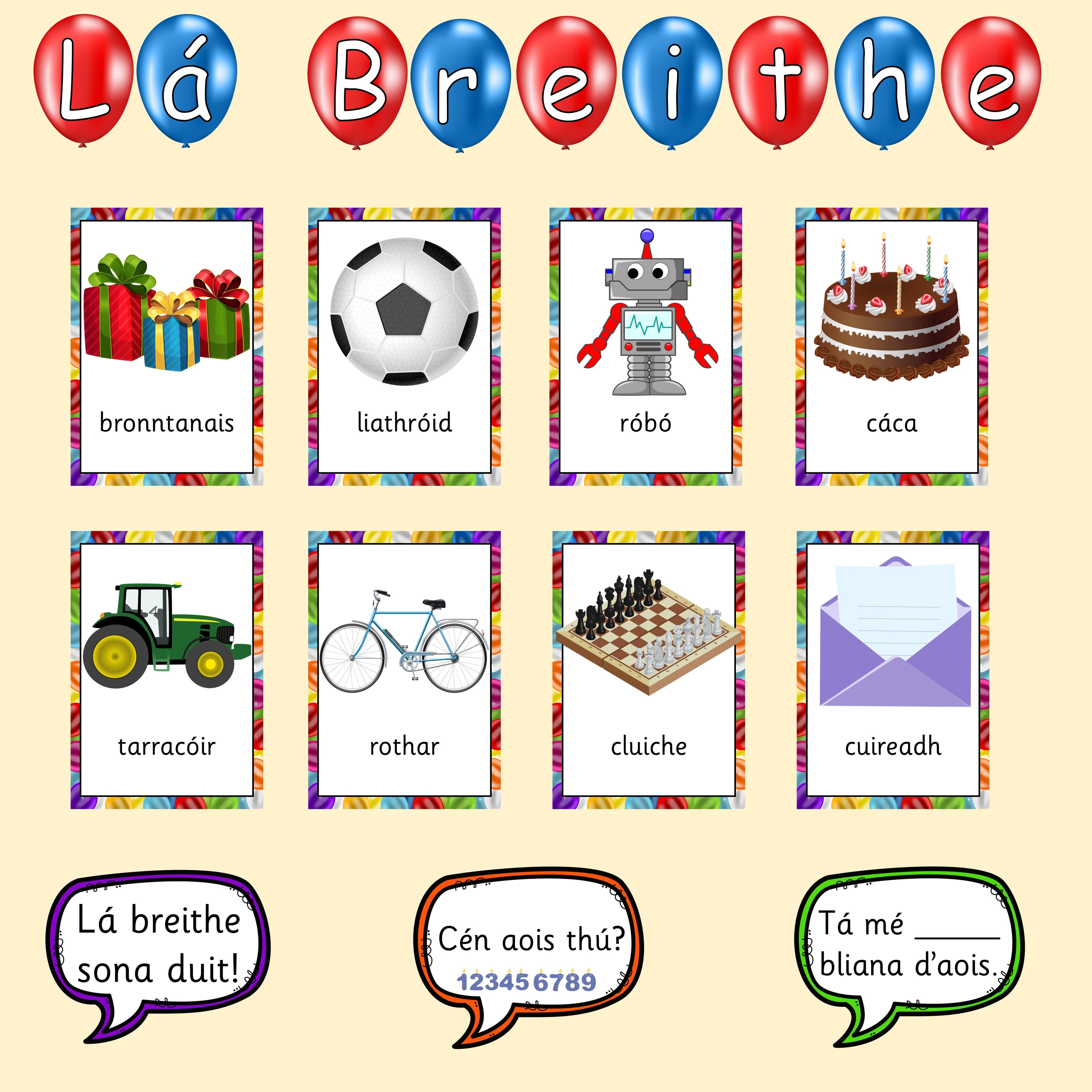 Lá Breithe - Birthday (Display)