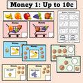 Money - Up to 10c