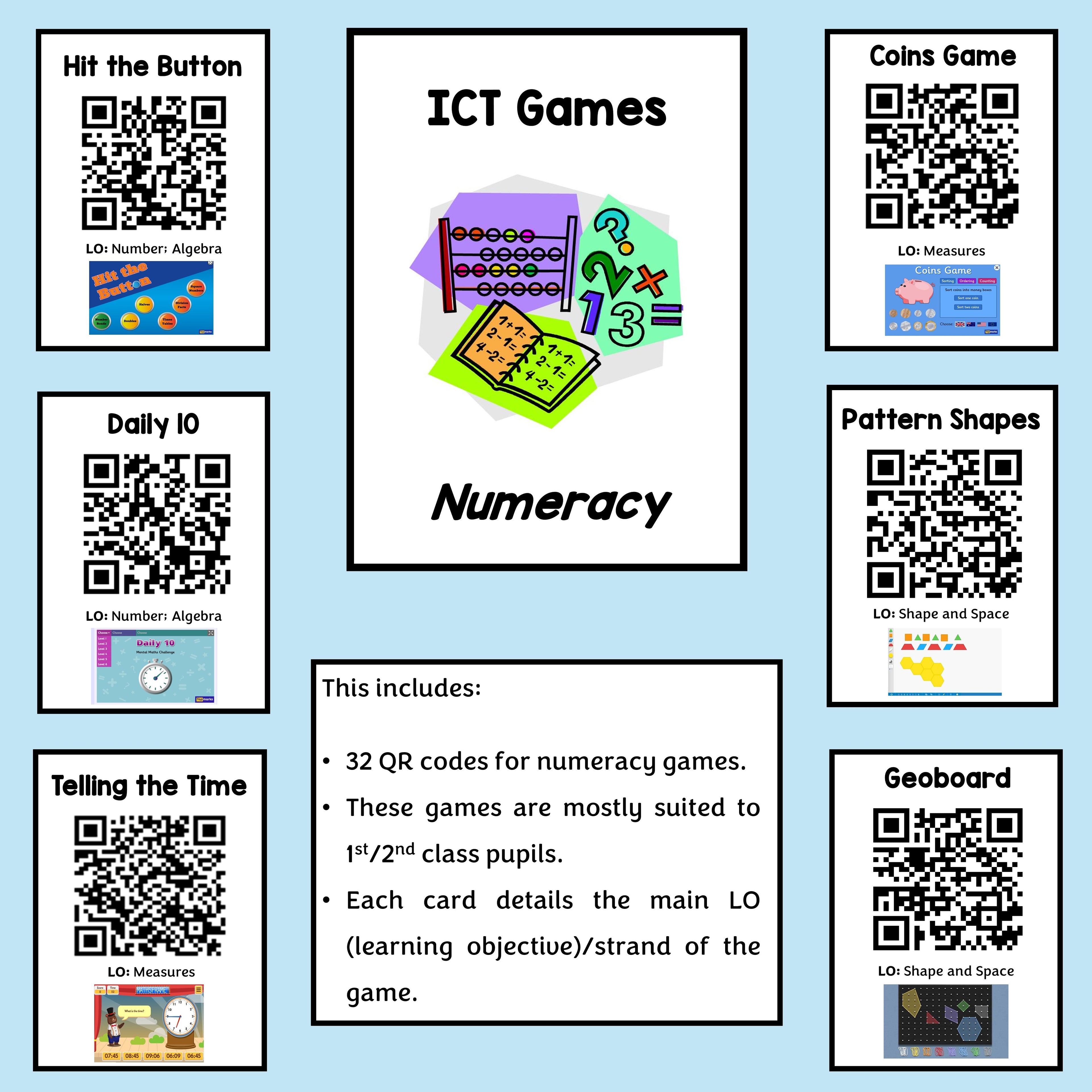 Numeracy QR Codes