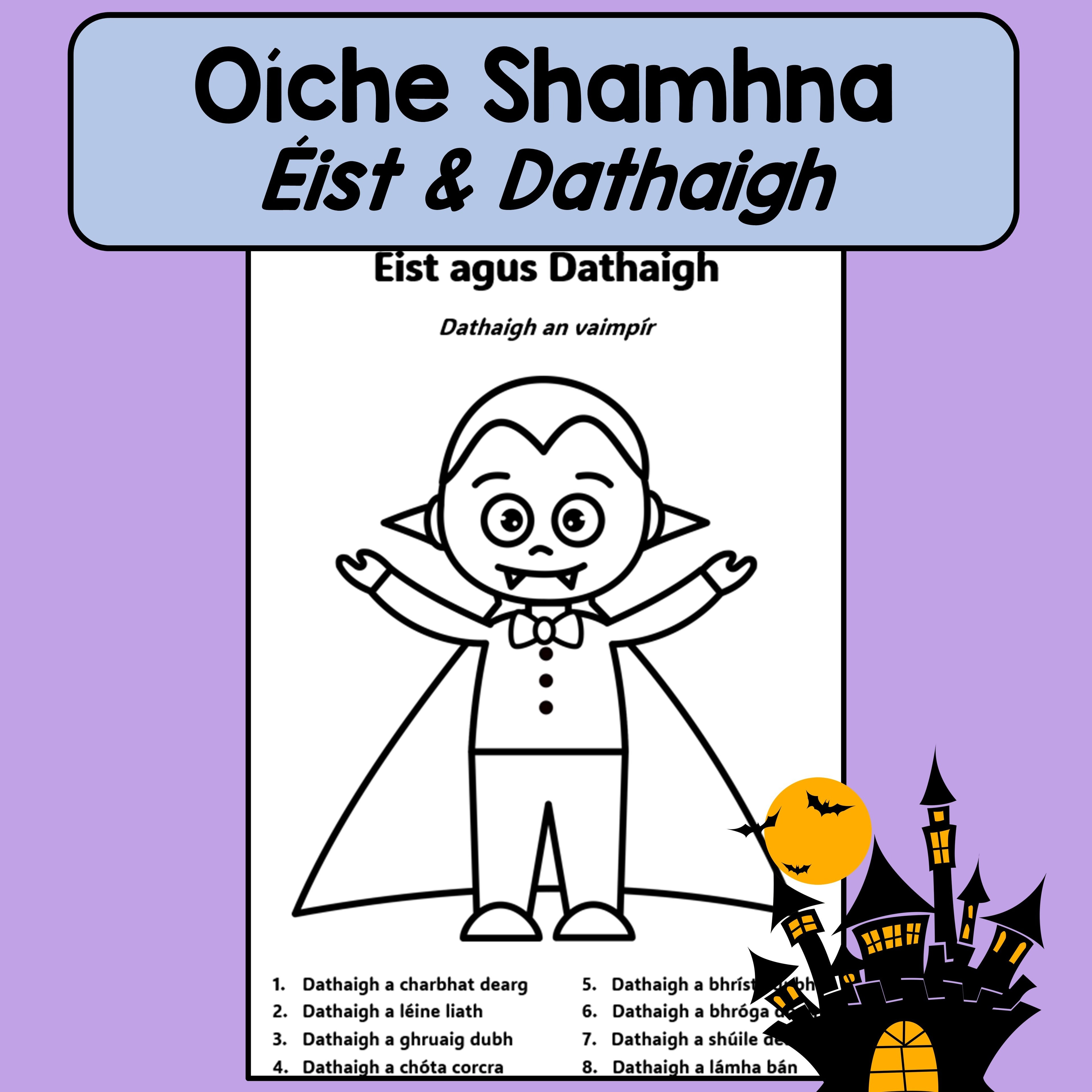 Oíche Shamhna - Éist agus Dathaigh