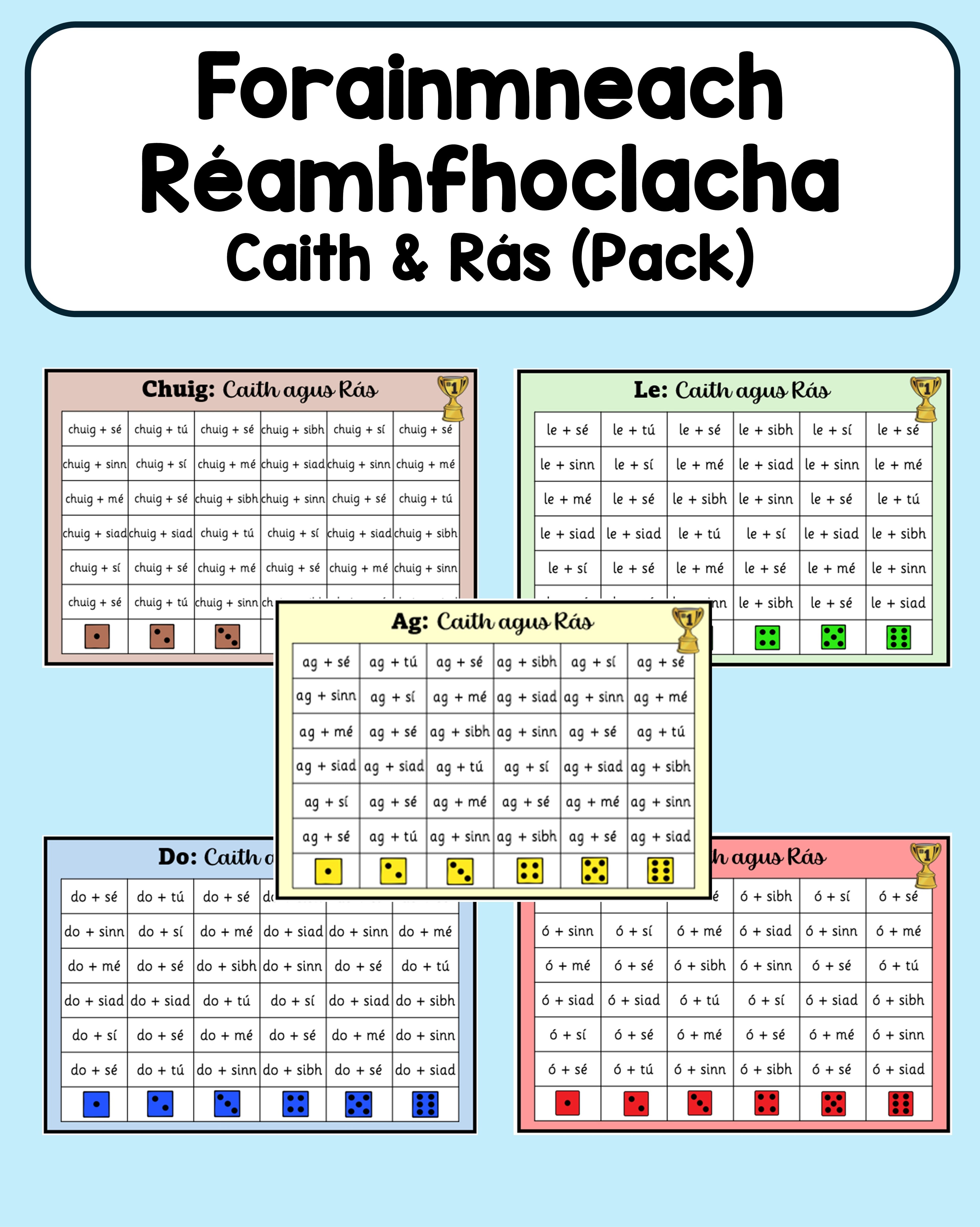 Réamhfhocail - Caith & Rás (Throw & Race) - Pack