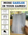 Board Game Language - More Gaeilge in Games