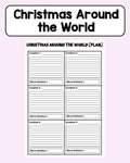 Christmas Around the World - Template