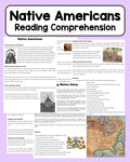 Native Americans - Reading Comprehensiom