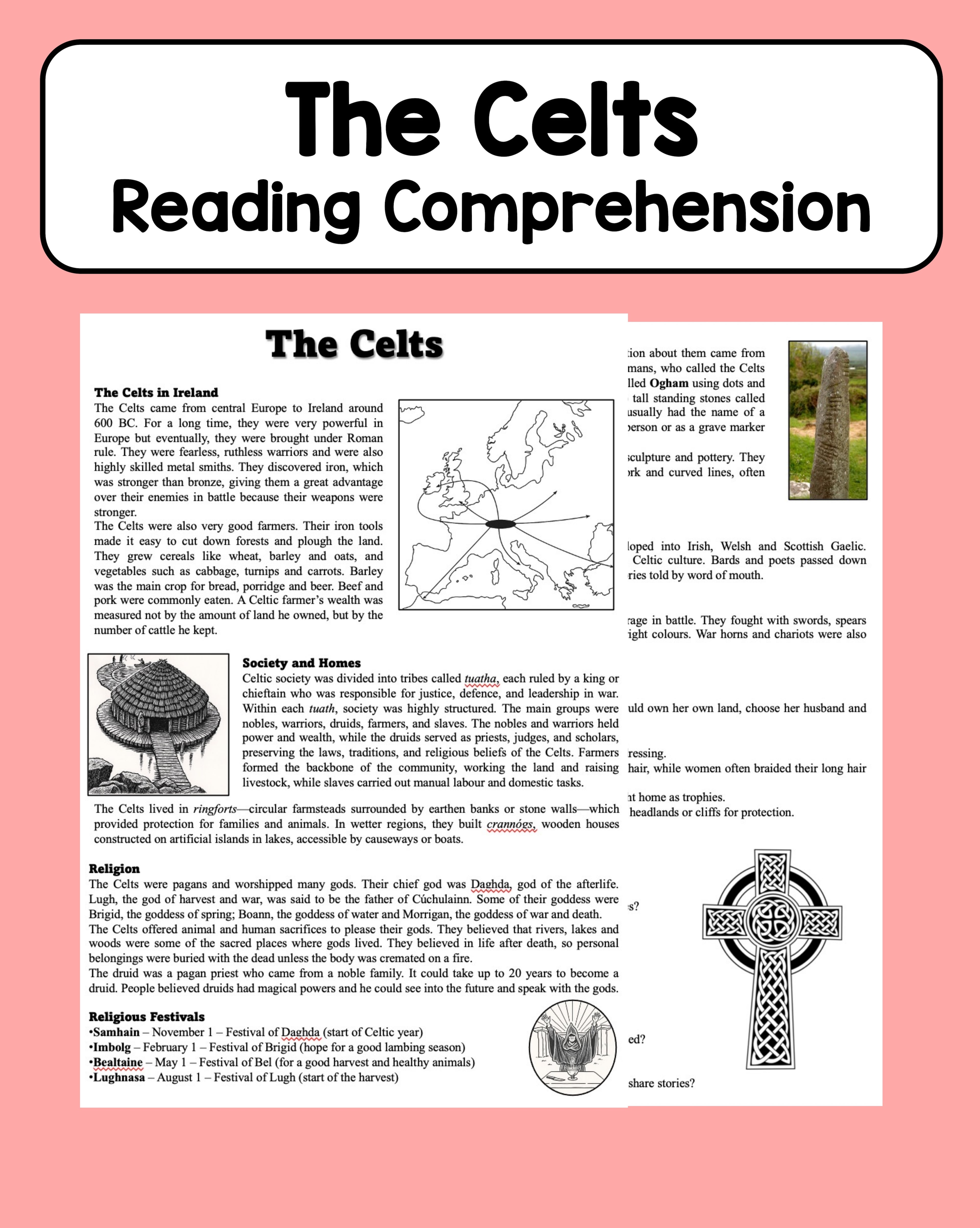 The Celts - Reading Comprehension