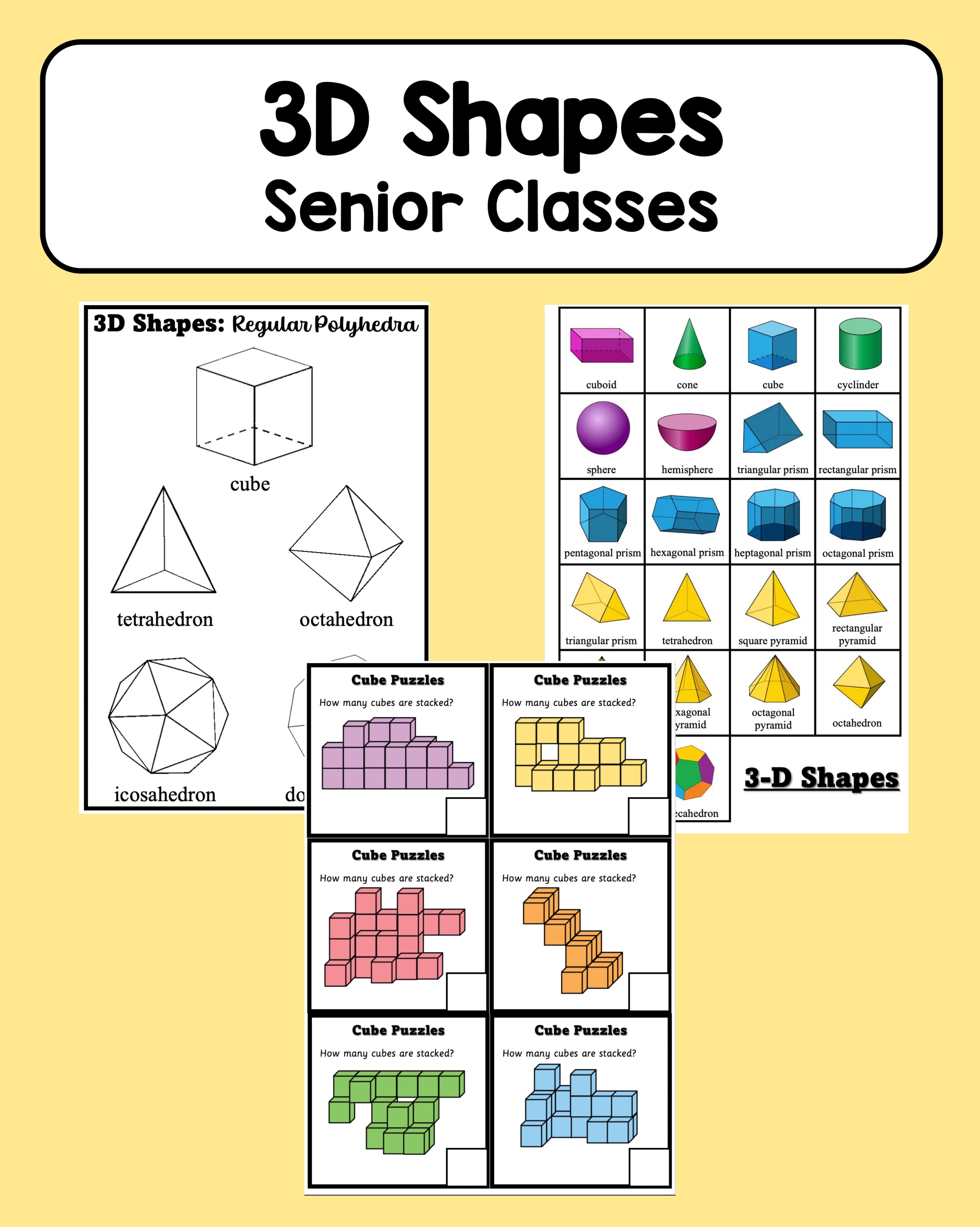 3D Shape - Resources