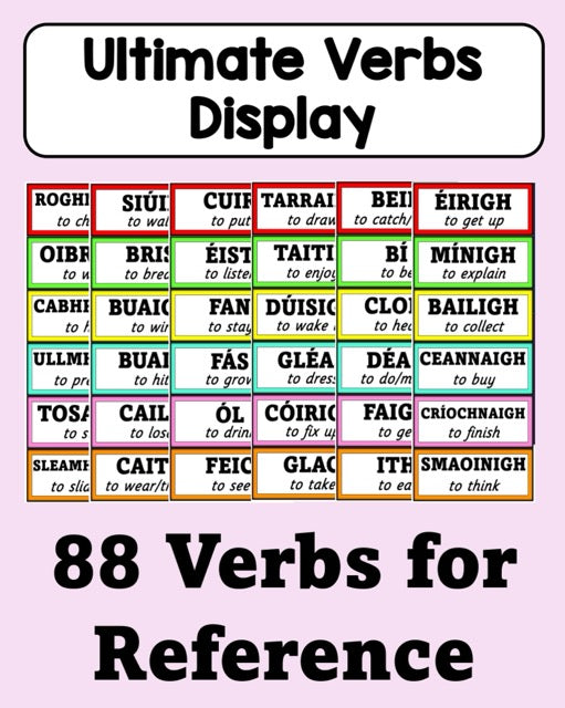 Ultimate Verbs Display