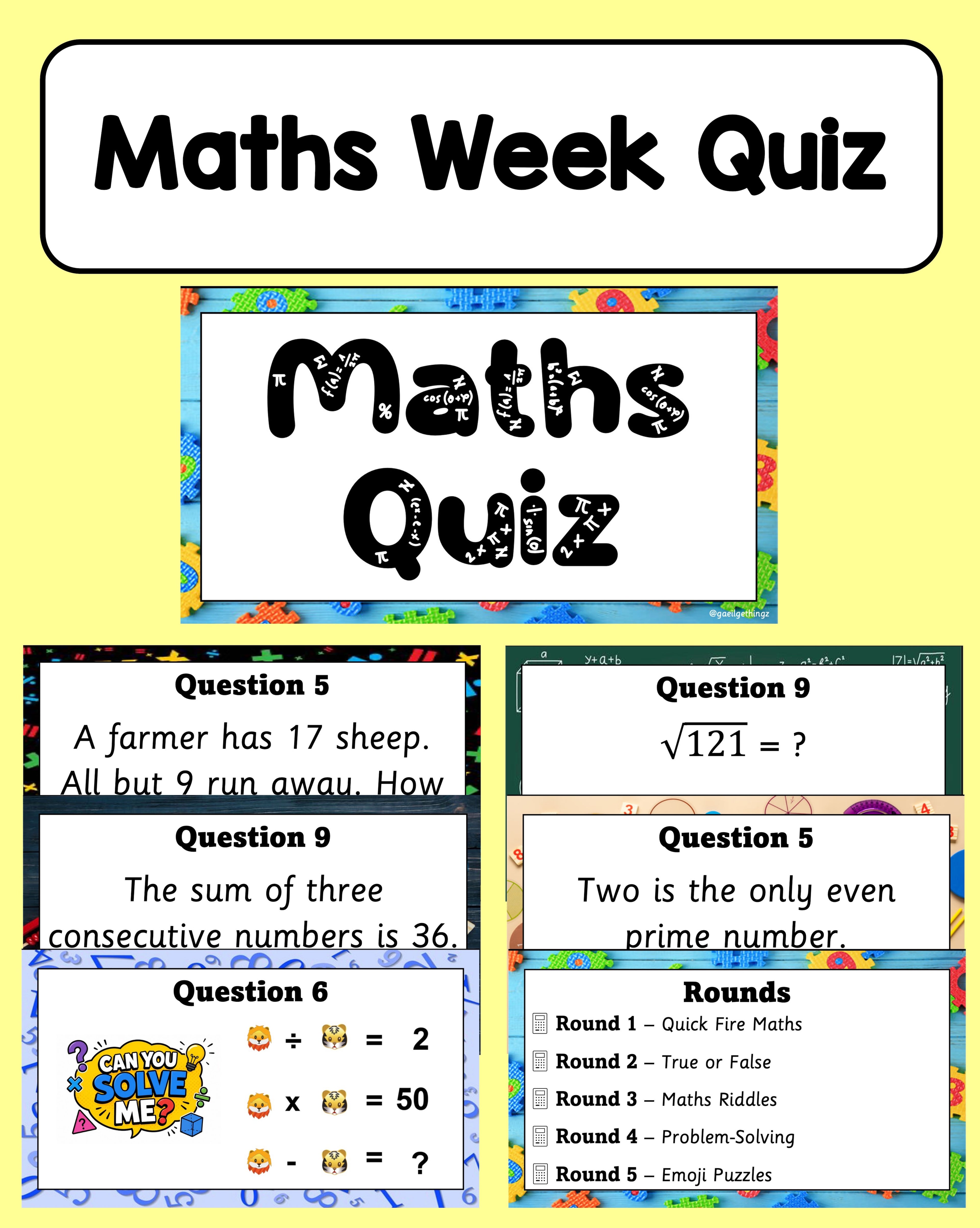 Maths Quiz