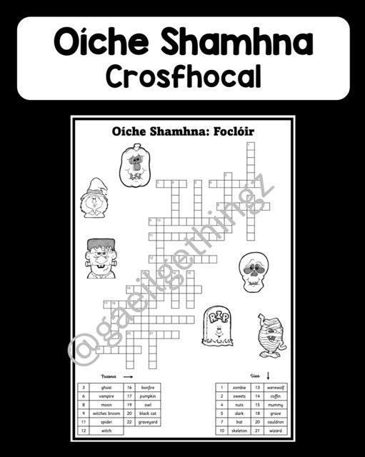 Oíche Shamhna - Crosfhocal (Crossword)