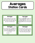 Averages - Station/Small Group Cards