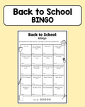 Back to School - BINGO (Find someone who...)