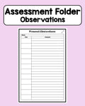 Assessment - Observations