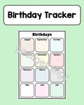 Birthday Tracker
