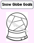 Snow Globe Goals - New Year Activity