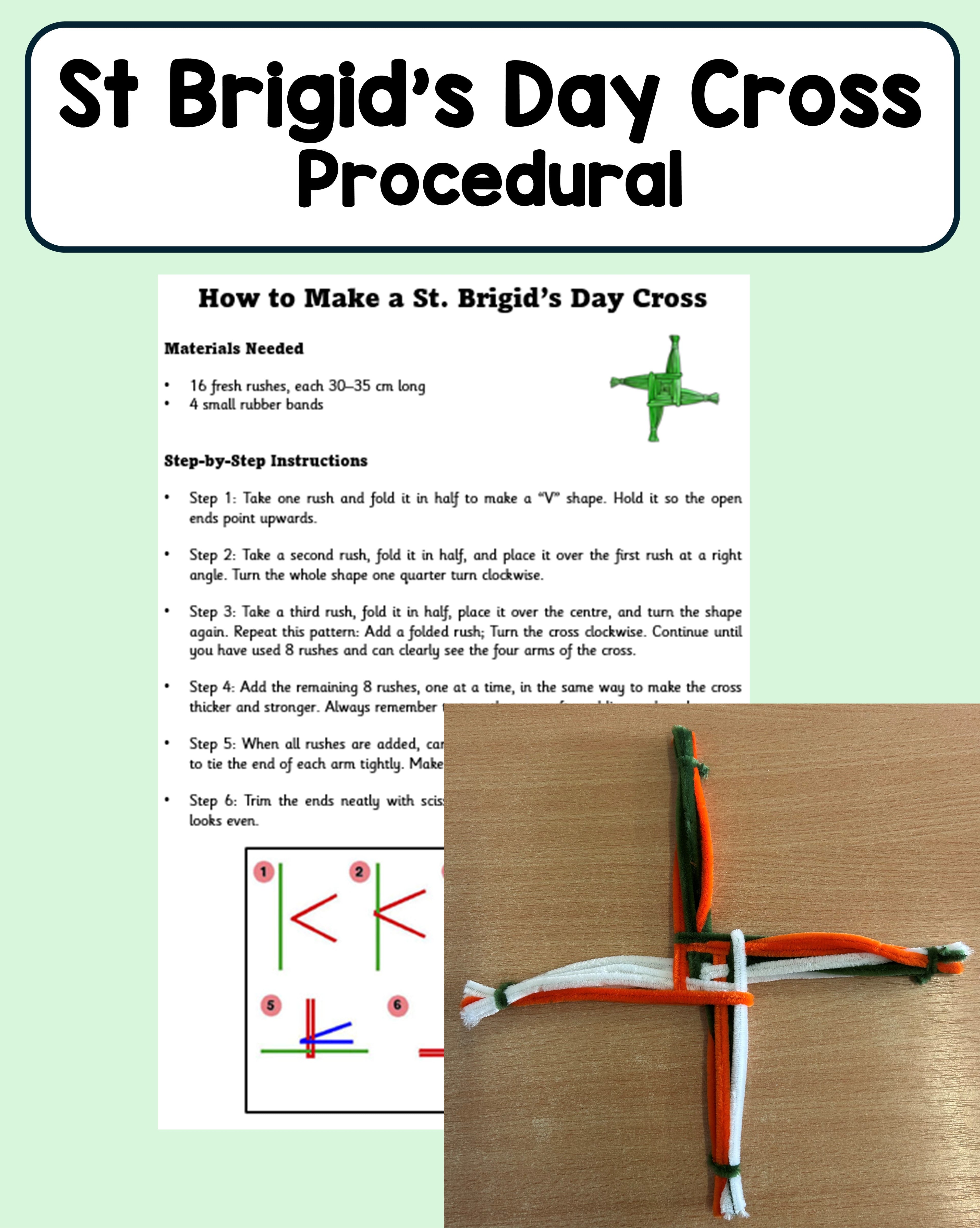 Procedural Writing - St. Brigid's Day Cross