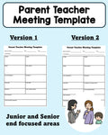 Parent-Teacher Meeting Template