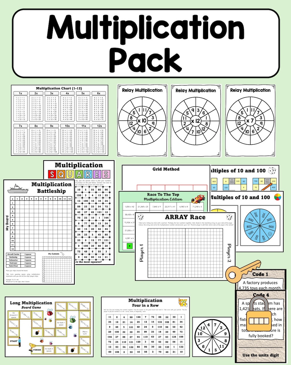 Multiplication - Pack