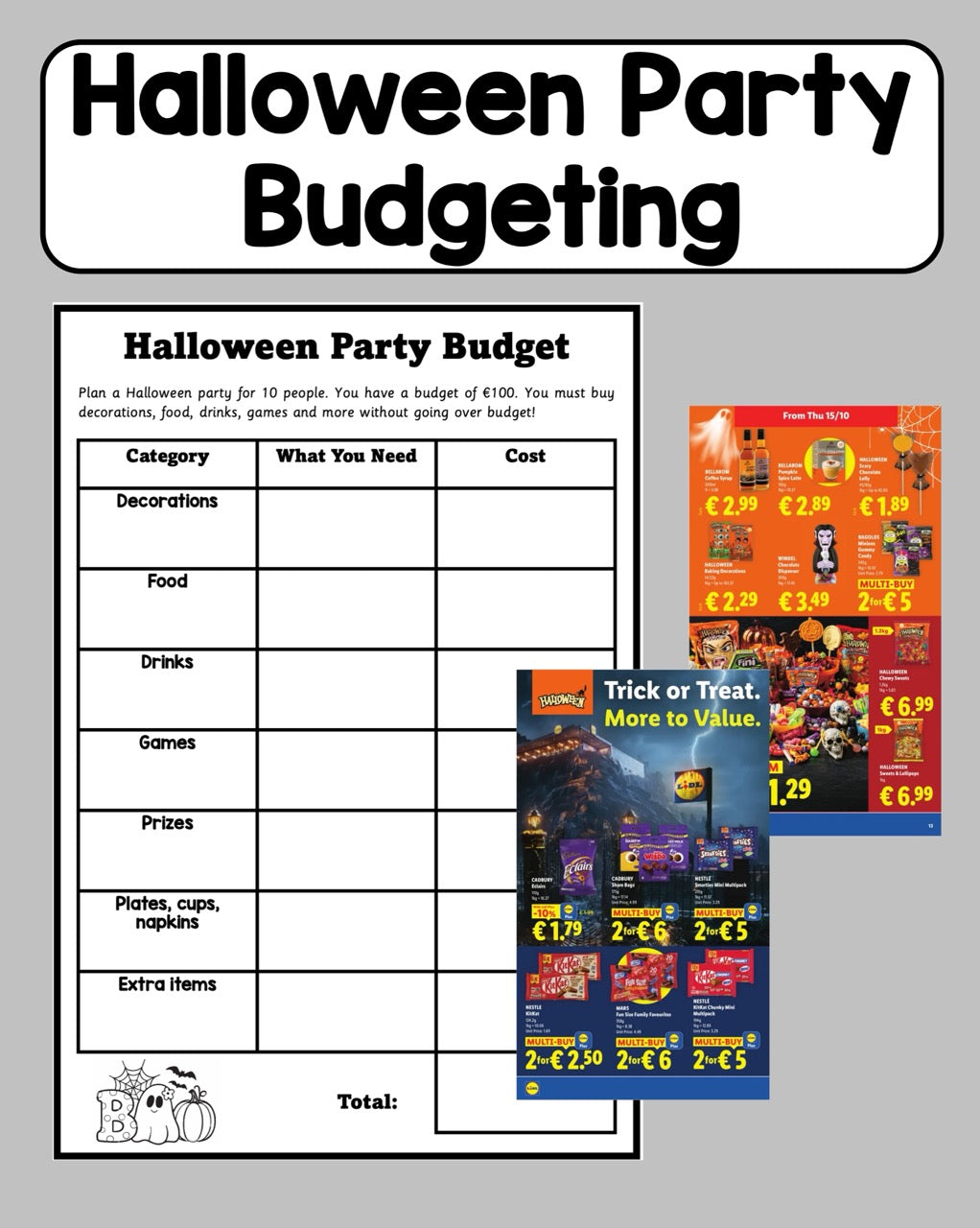 Halloween Party Budget