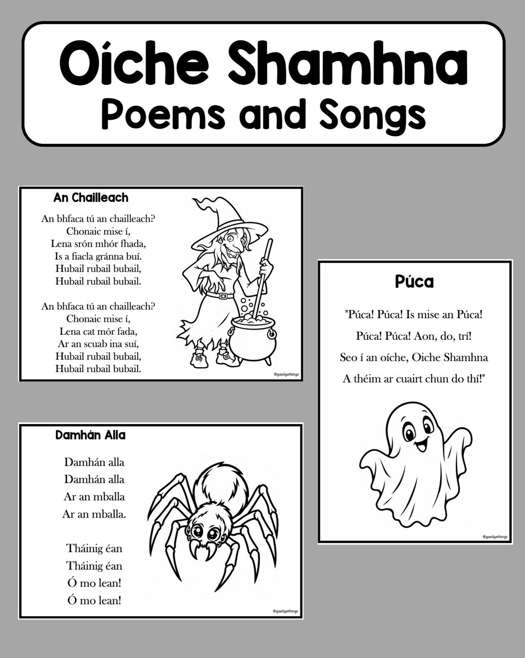 Oíche Shamhna - Songs and Poems