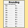 Round to the nearest 10
