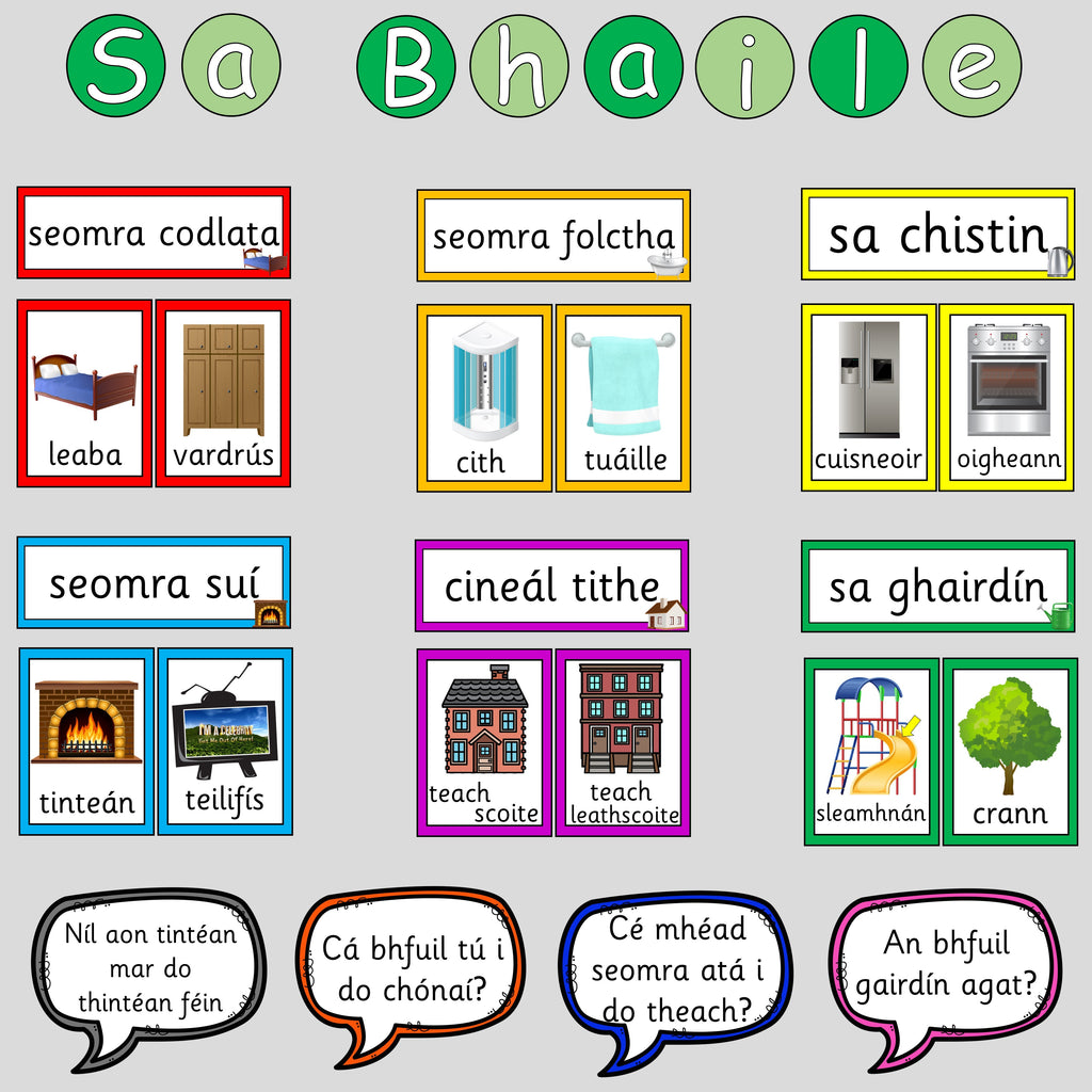 Sa Bhaile Pack - Display and Activities