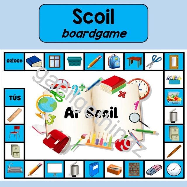 Ar Scoil - Cluiche Cláir (Boardgame)