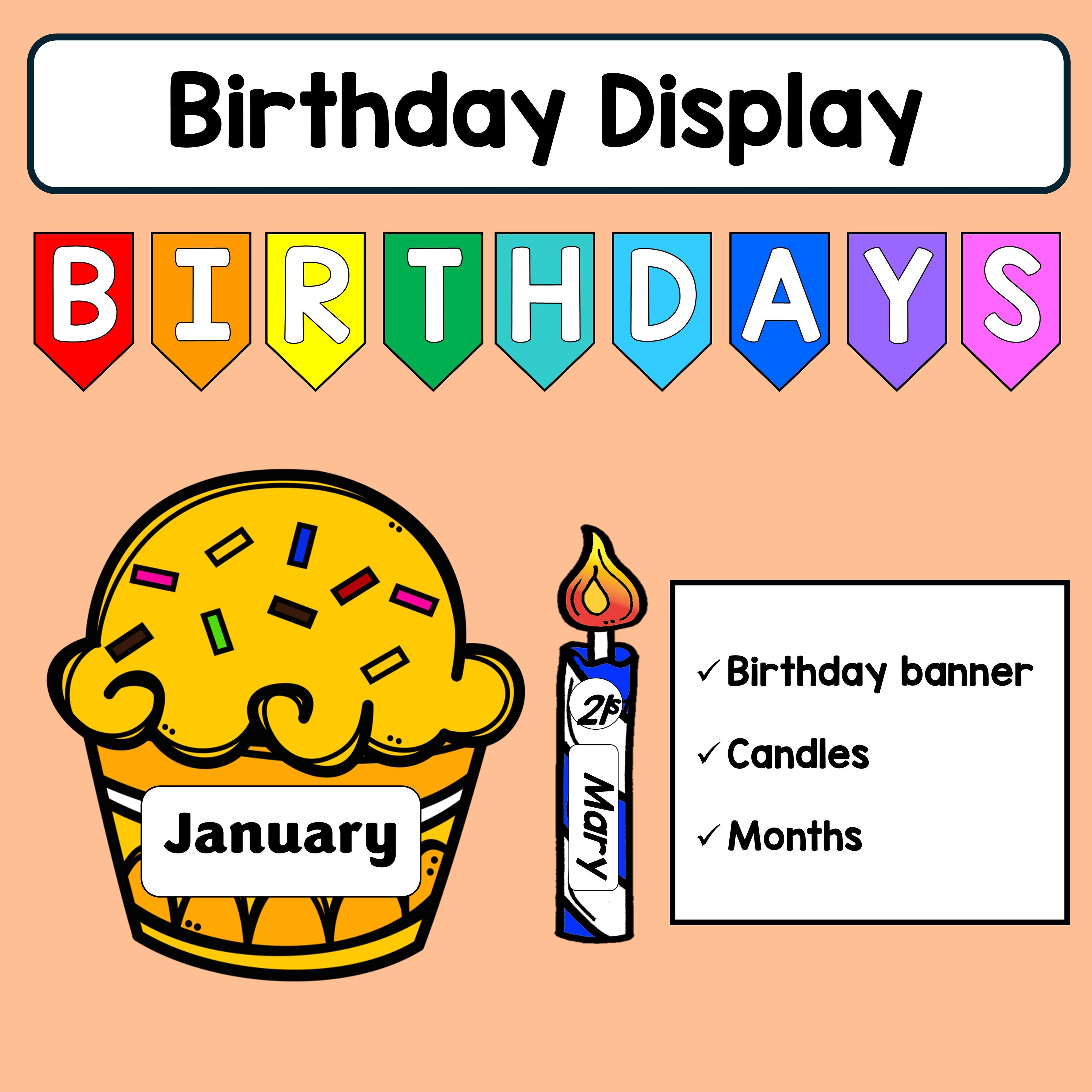 Birthday Display
