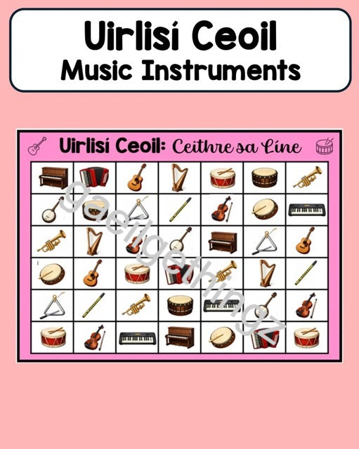 Uirslí Ceoil - Instruments (Ceithre sa Líne)