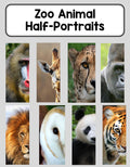 Zoo Animals - Half-Portraits (Art Activity)