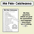 Mé Féin - Ceisteanna
