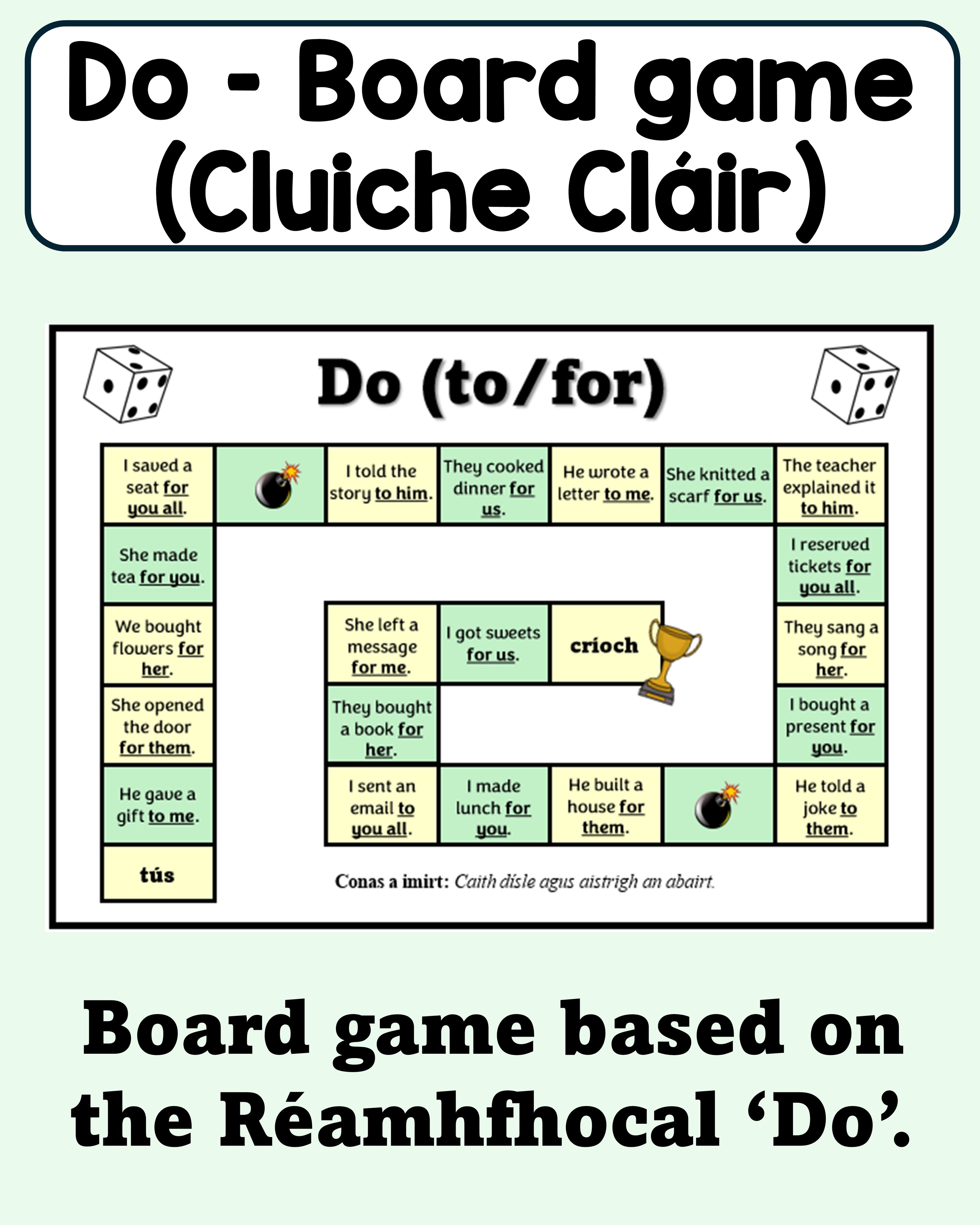 Do - Réamhfhocal (Board Game)