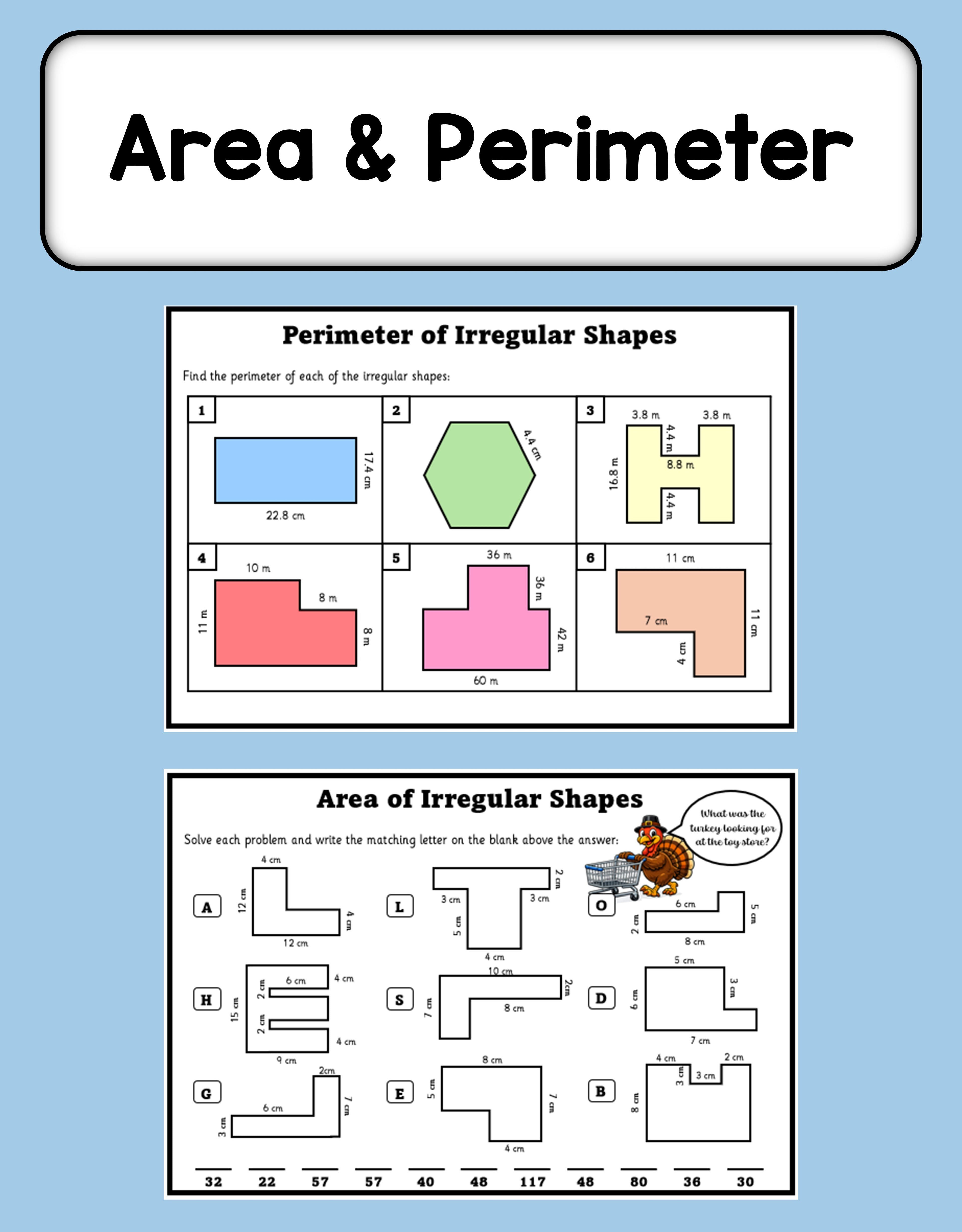 Area & Perimeter - Senior Classes