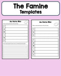The Famine - Templates (Poem; Diary Entry)