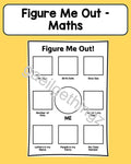 Figure Me Out - All About Me (Maths)