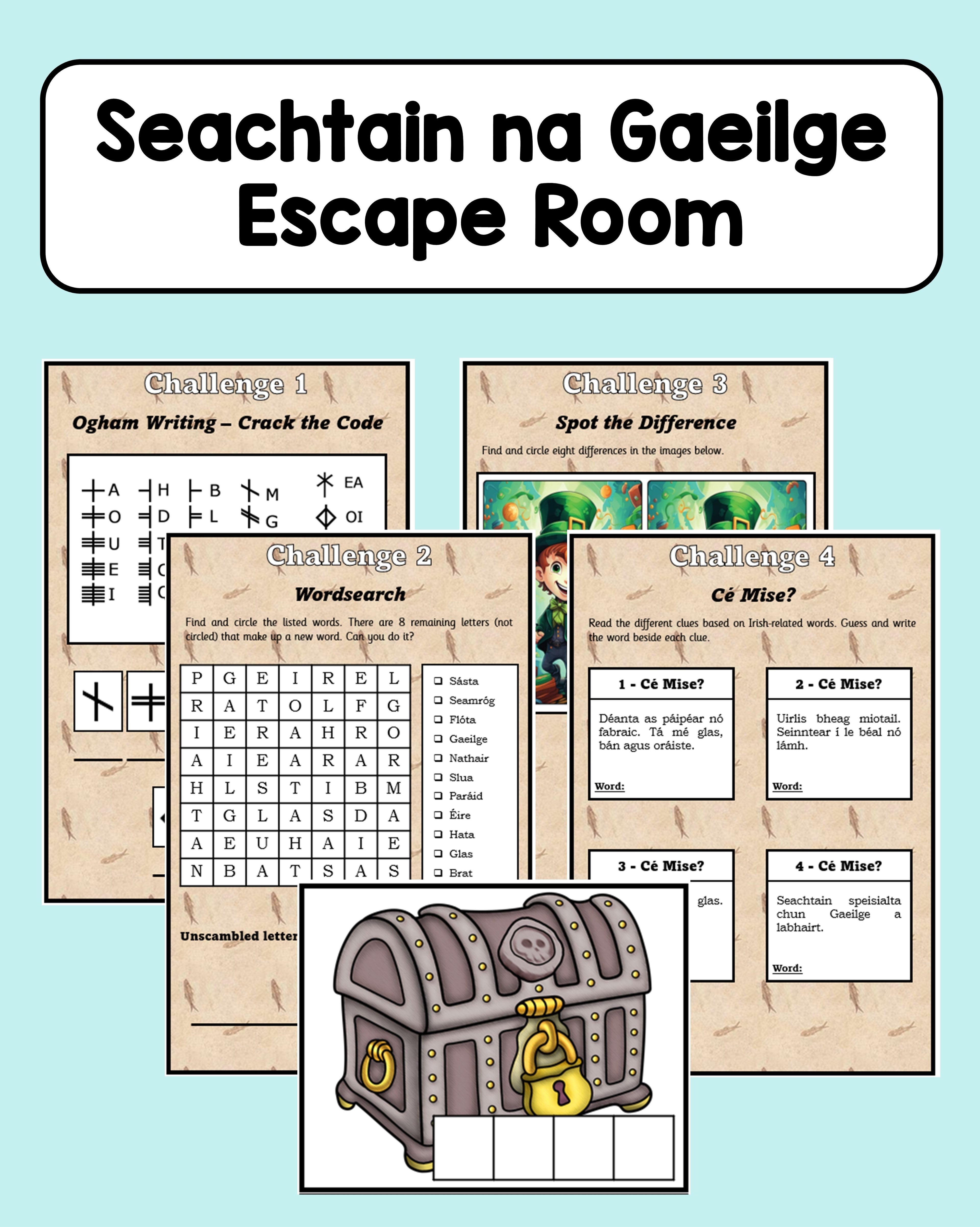Seachtain na Gaeilge - Escape Room