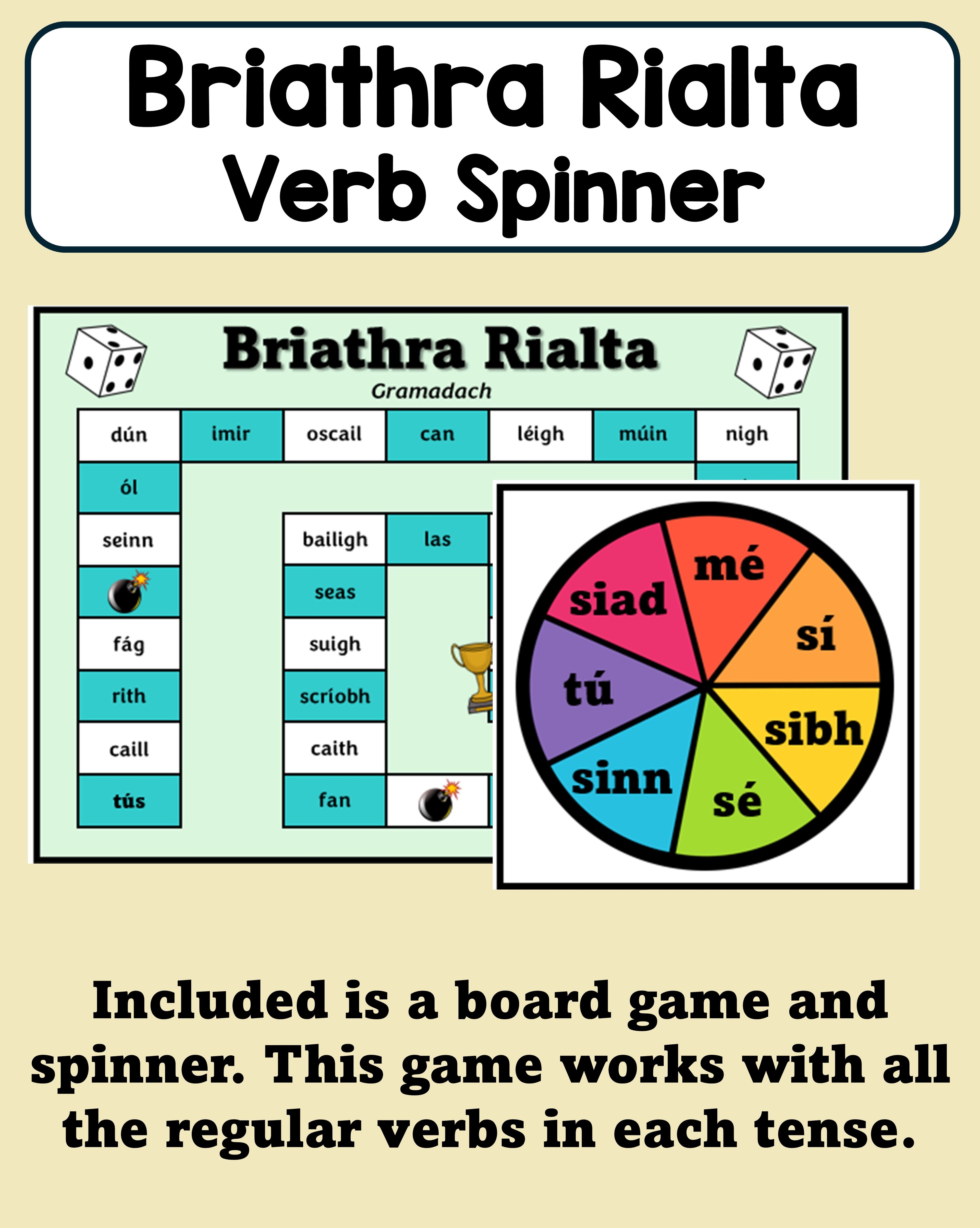 Briathra Rialta Spinner (Regular Verbs)