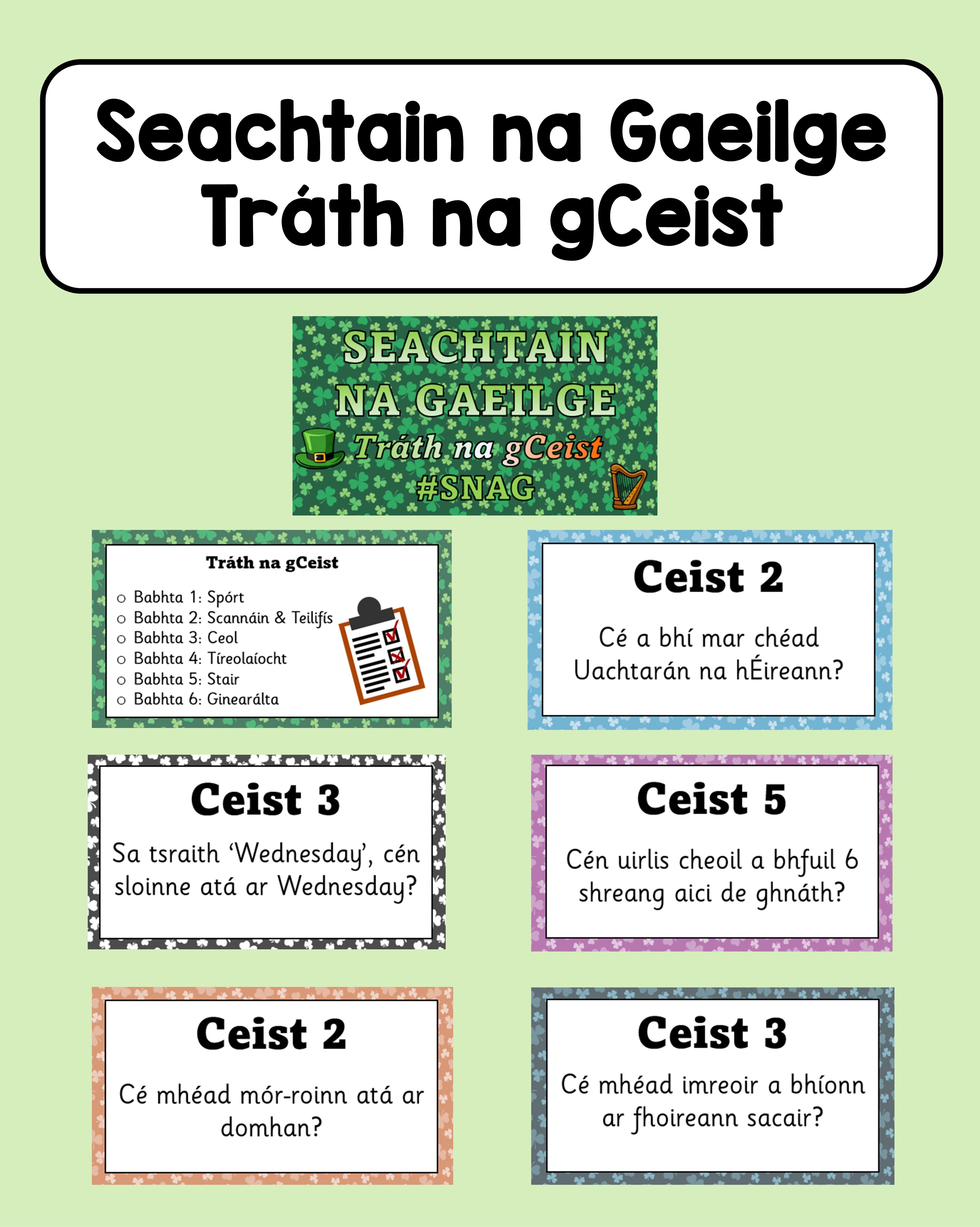 Seachtain na Gaeilge - Tráth na gCeist