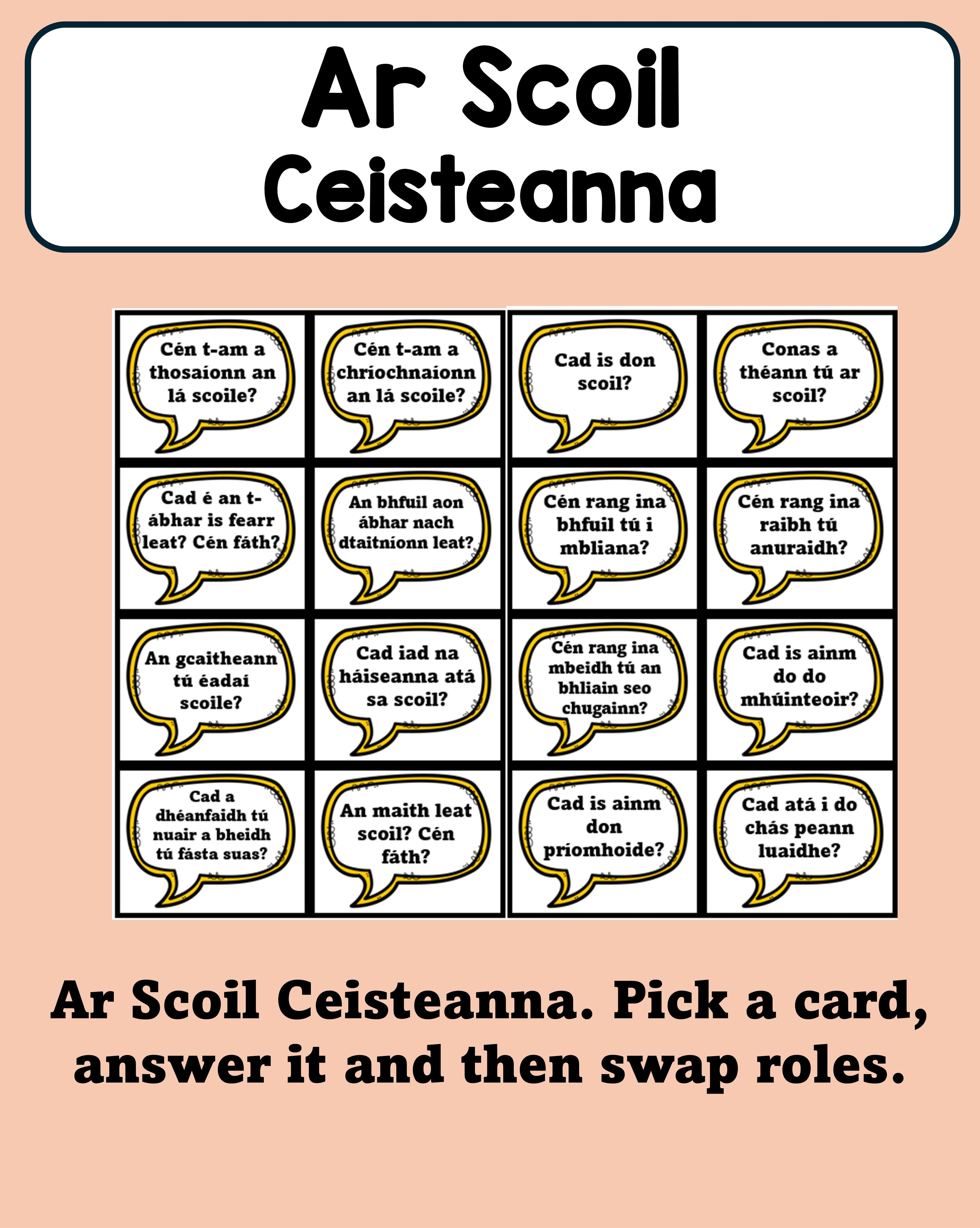 Ar Scoil - Ceisteanna