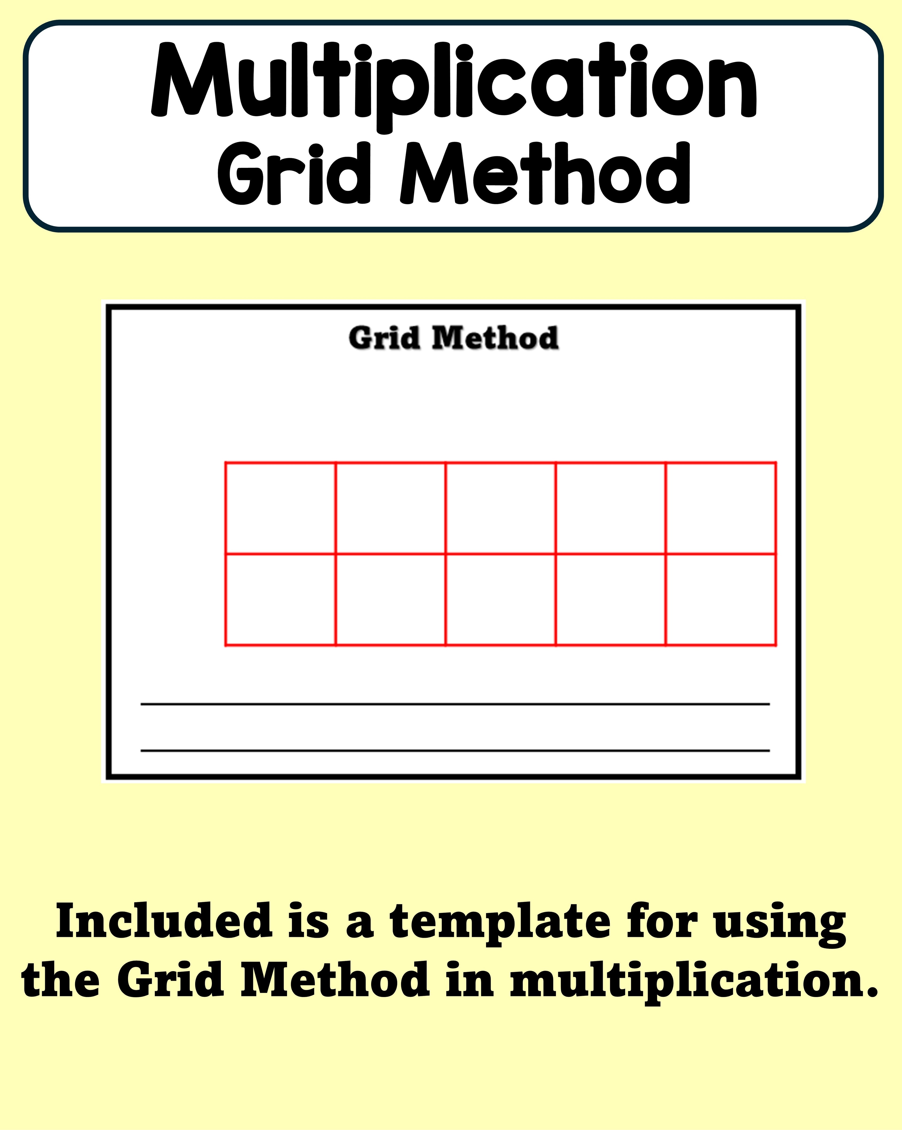 Multiplication Grid Method