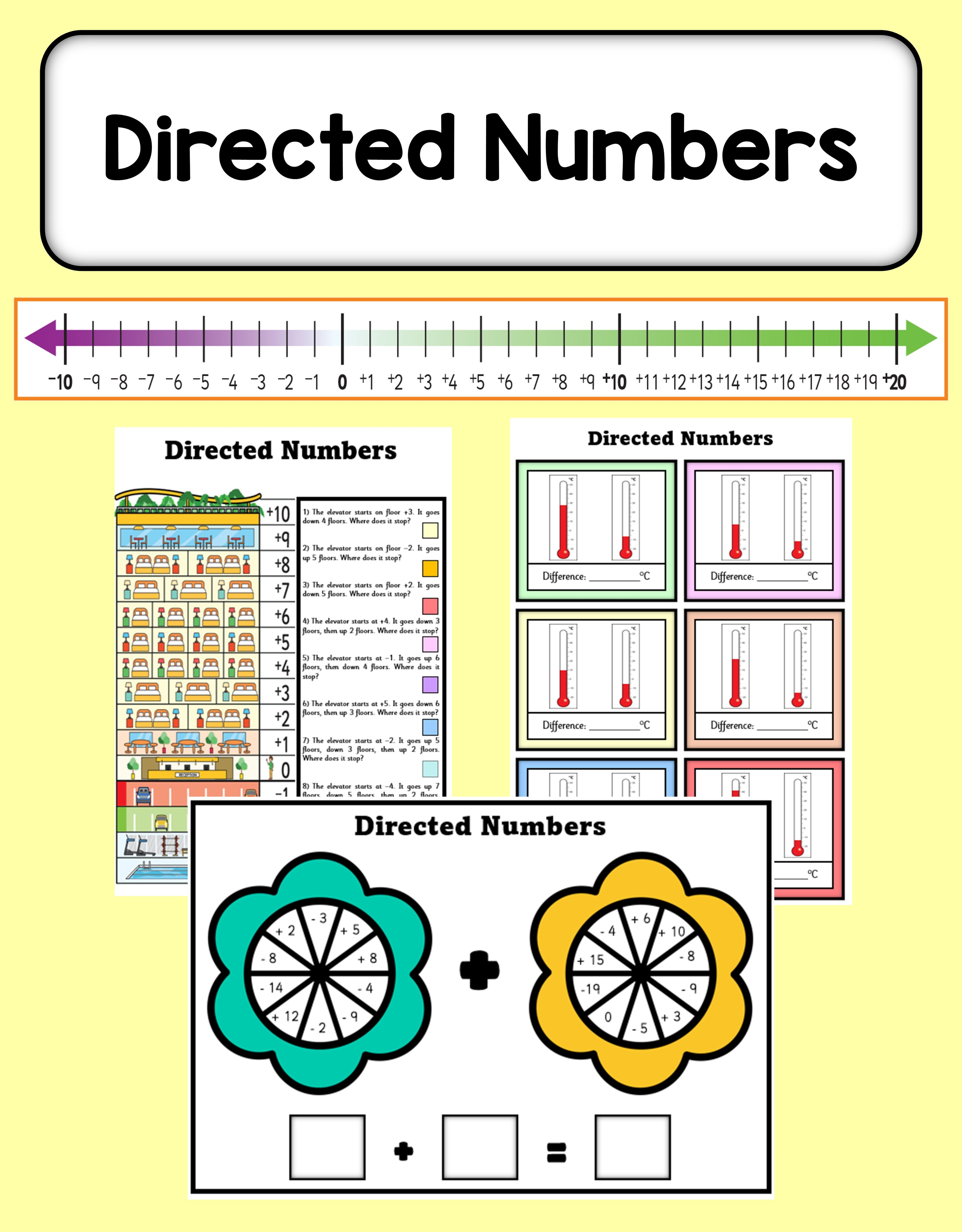 Directed Numbers