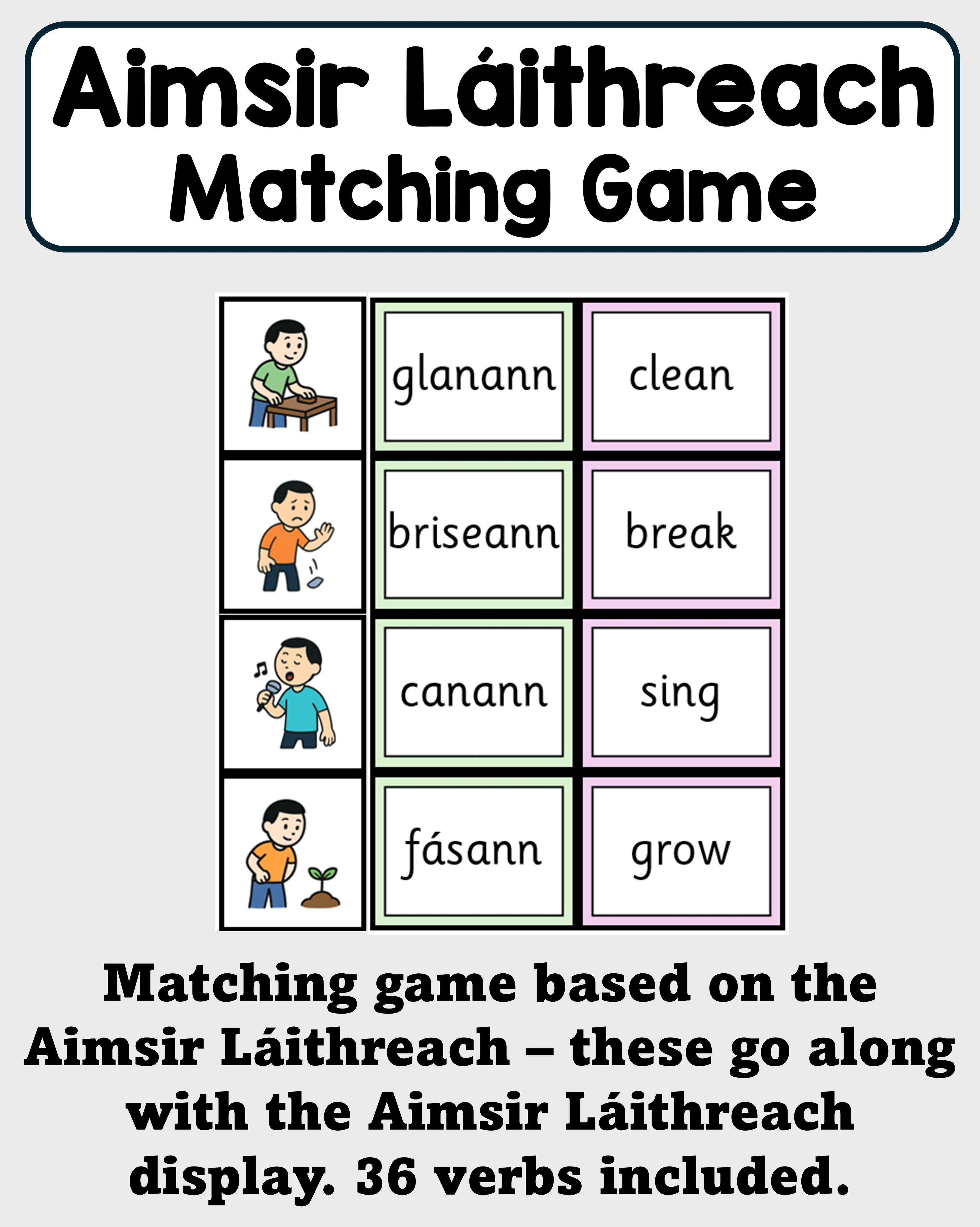 Aimsir Láithreach - Matching Game